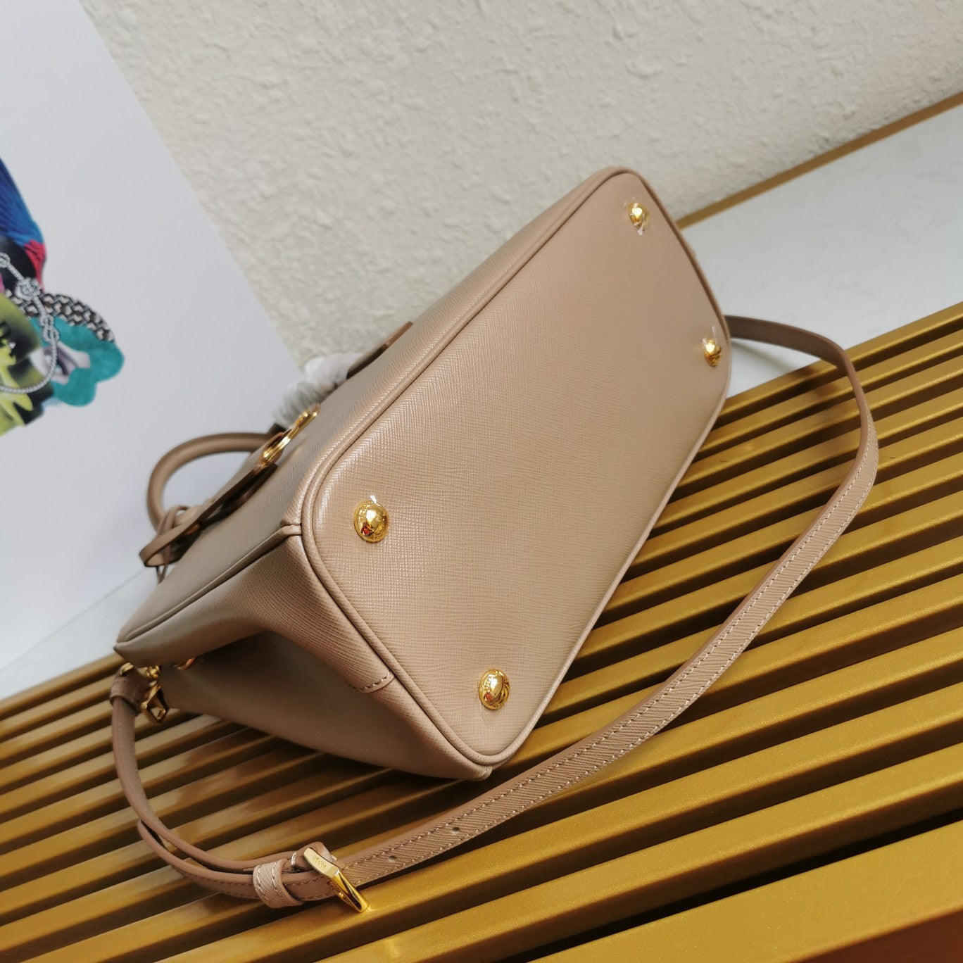 PRADA MEDIUM GALLERIA 28 BROWN SAFFIANO LEATHER
