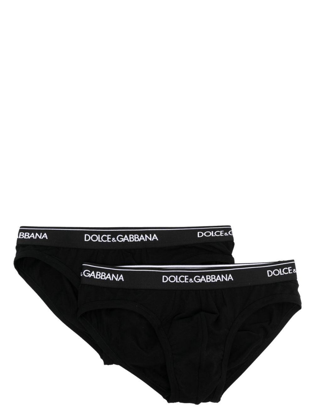 Dolce & Gabbana Men Bi-Pack Slip Medio Cotton Stretch