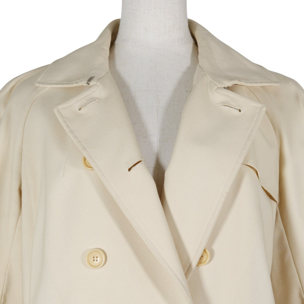 Burberry Cotton Nylon Trench Coat Beige