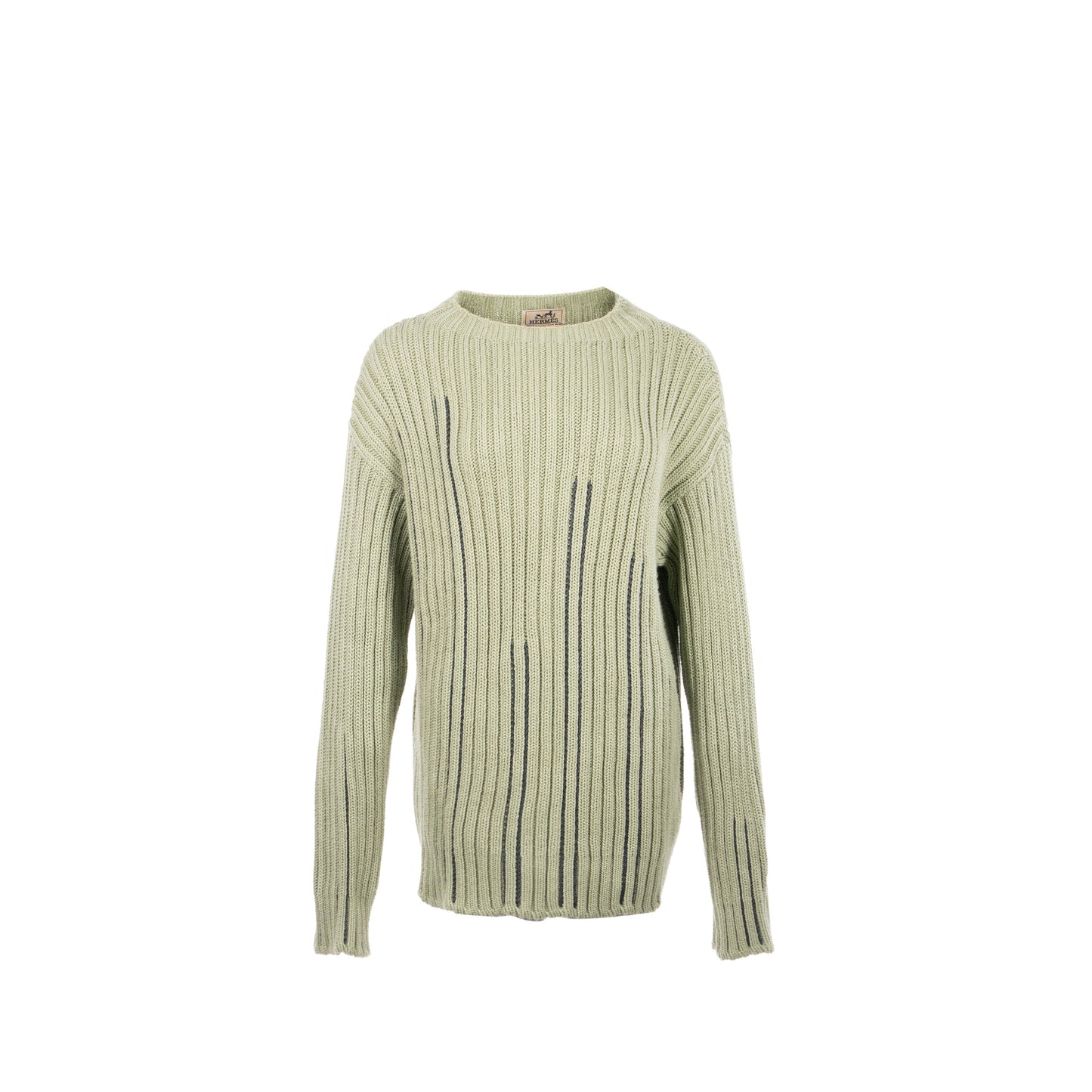 Hermes size S sweat shirt cotton green