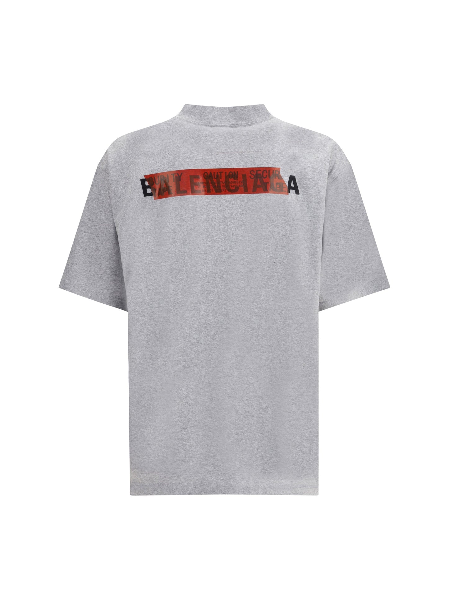 Balenciaga Men T-Shirt With Taped Balenciaga Back Motif