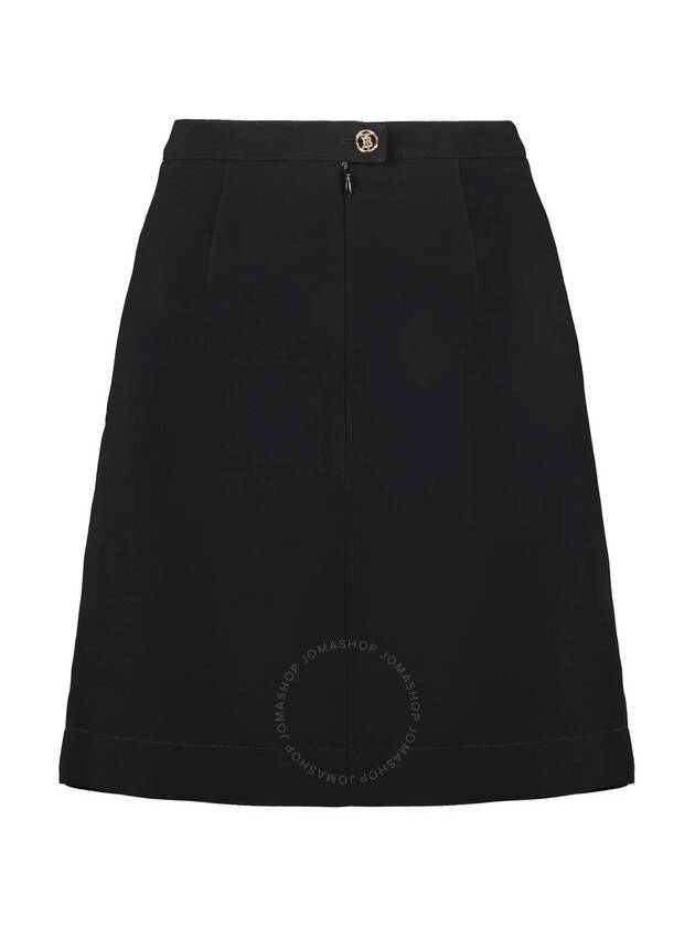 Burberry Women's Viscose Caddy Mini Skirt Black