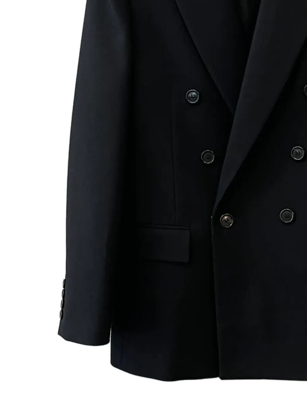 Saint Laurent Women Wool Gabardine Cassandre Jacket