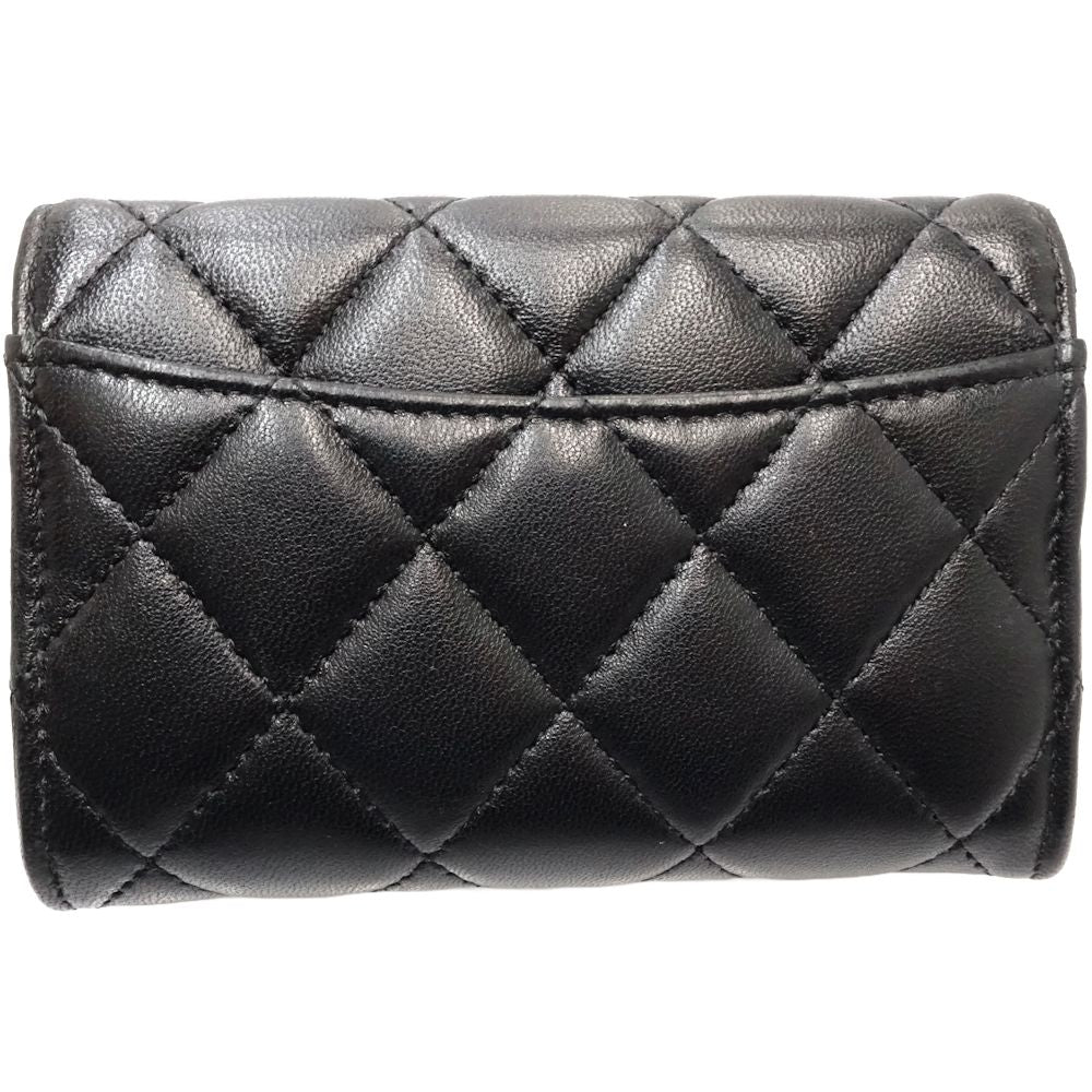 Chanel Lambskin Card Case Classic Flap AP0214