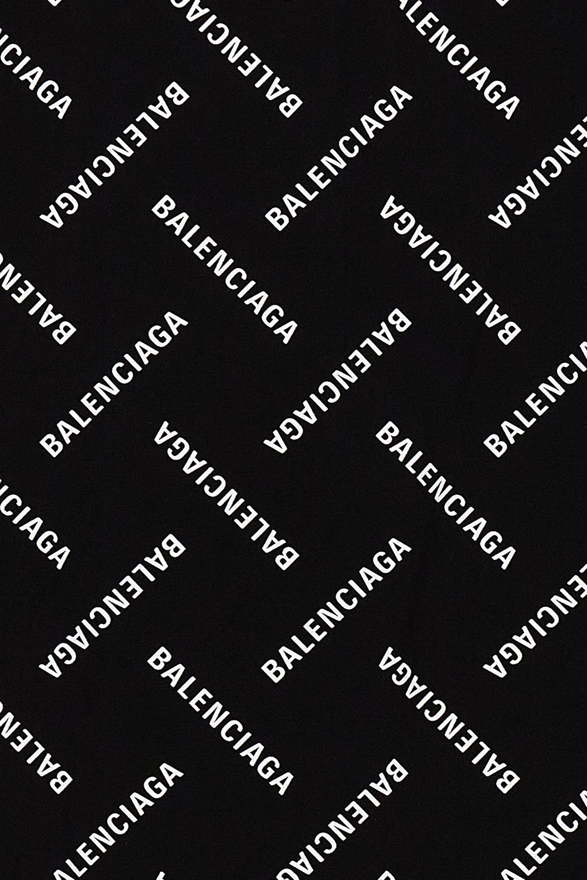 Balenciaga Men Logo Print Shirt