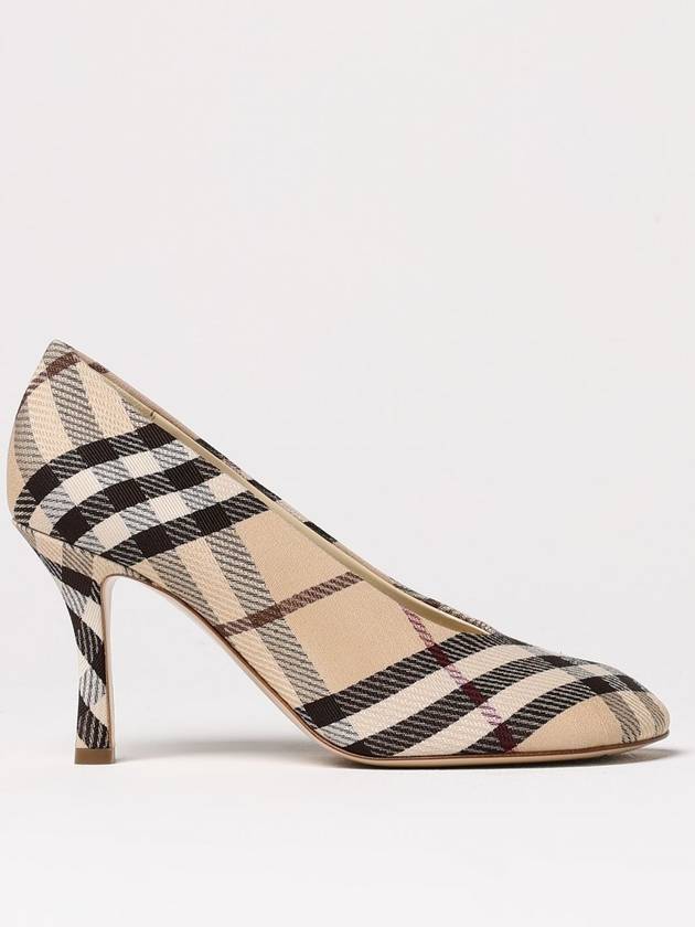 Burberry Check Baby High Pumps Beige