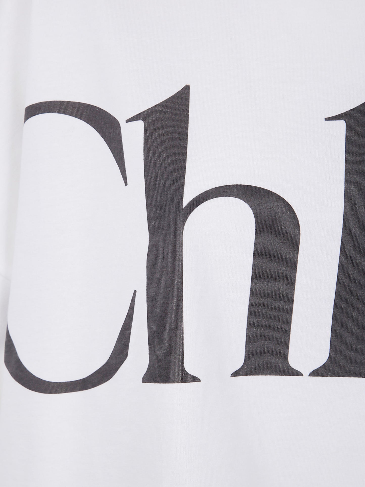 Chloe Women Cropped Oversized T-Shirt