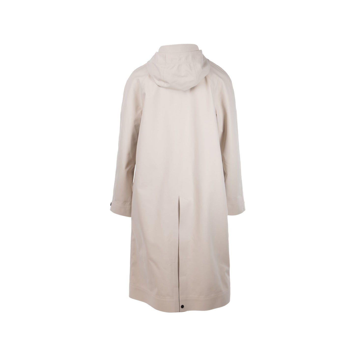 Hermes Size XS Parka Coat Polyamide Gris Carriere