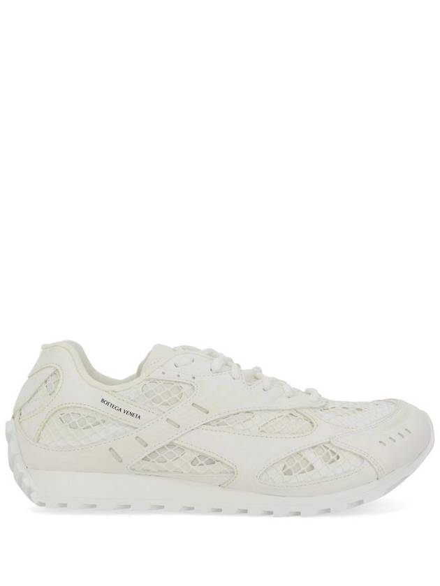 Bottega Veneta Orbit Mesh Low Top Sneakers White