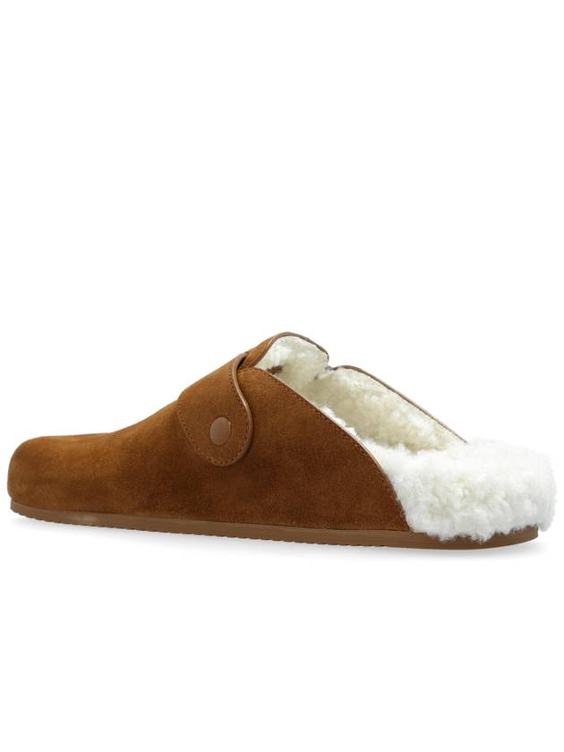 Balenciaga Balenciaga Suede Slippers Sunday, Women's, Brown