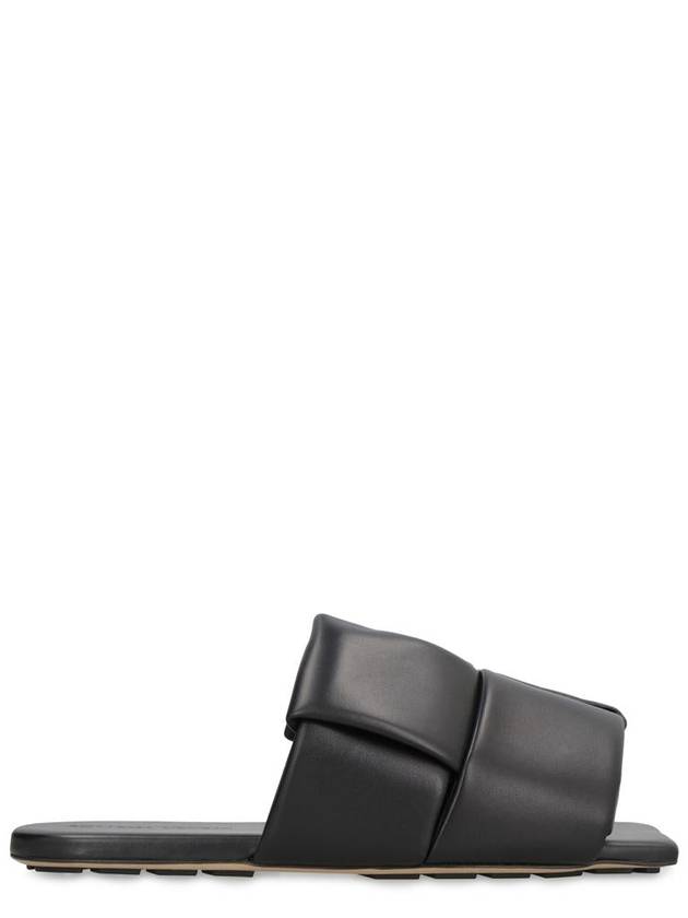 Bottega Veneta Men's Patch Mule Slippers Black