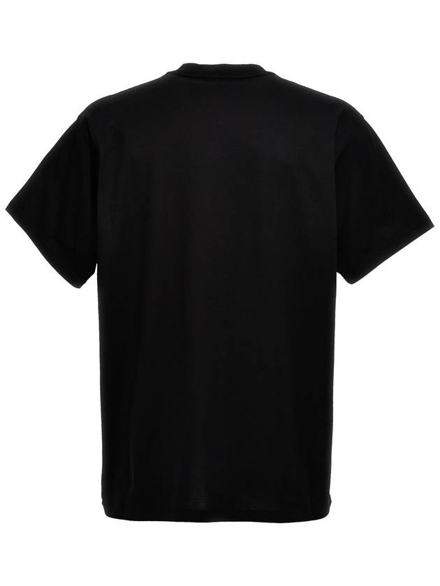 Burberry Logo Print Cotton Short Sleeve T-Shirt Black
