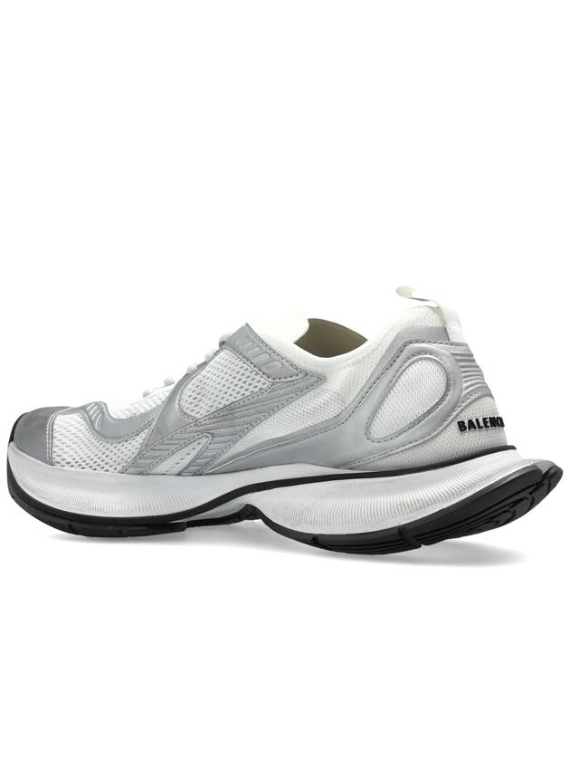 Balenciaga Circuit Low Top Sneakers White Silver