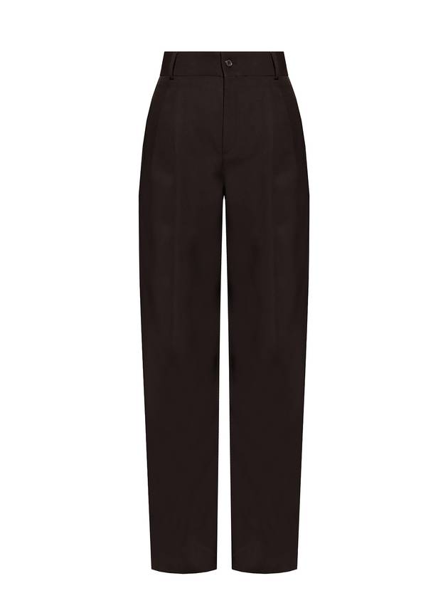 Saint Laurent Grande Poudre Wide Pants Black