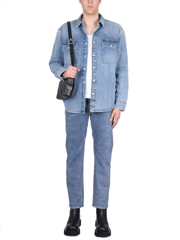 Bottega Veneta 23 fw Denim Shirt 754704V34A04715 B0040378158