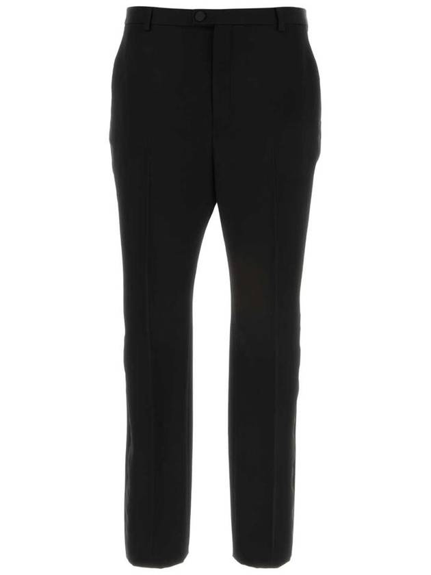 Saint Laurent 24 ss Wool Smoking Pants WITH Satin PROFILES 777361Y7E631000 B0651012422