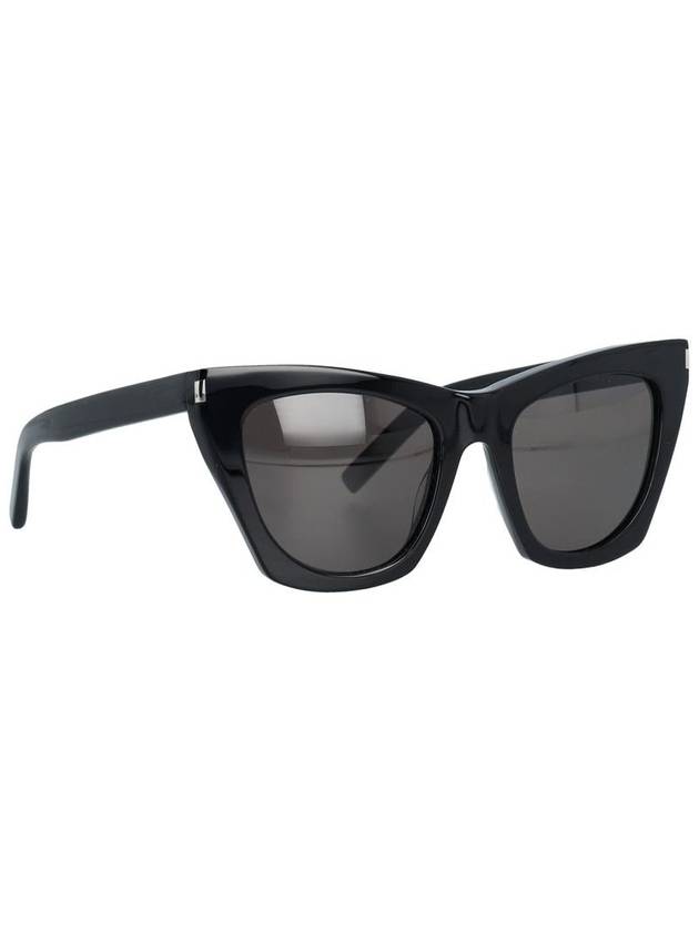 Saint Laurent Eyewear SL214 001 New Wave Kate Cats Eye Sunglasses Black