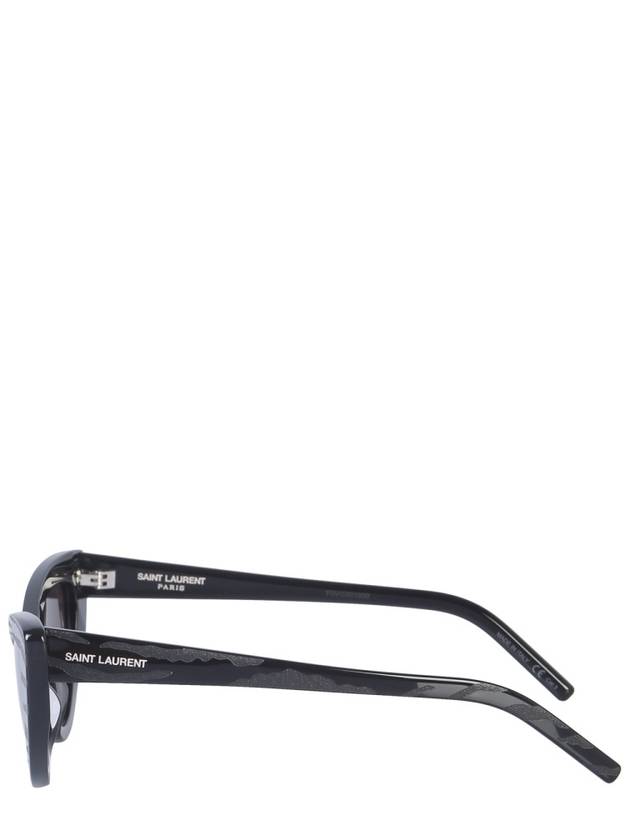 Saint Laurent Logo Cat Eye Sunglasses Black