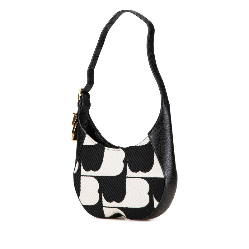 Burberry Canvas Leather Night Horse Handbag