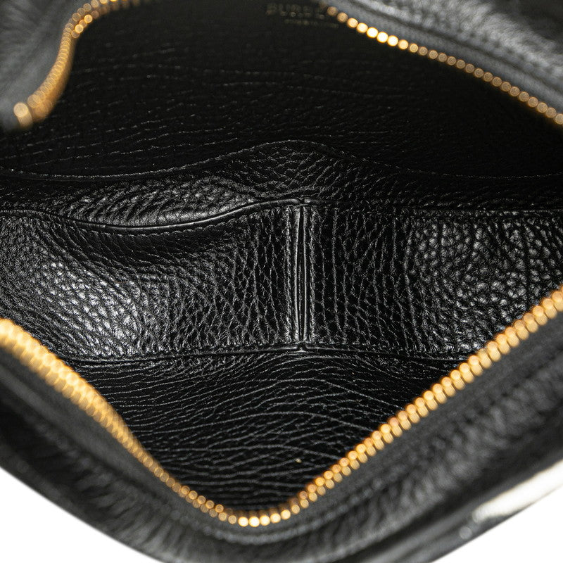 Burberry Canvas Leather Night Horse Handbag