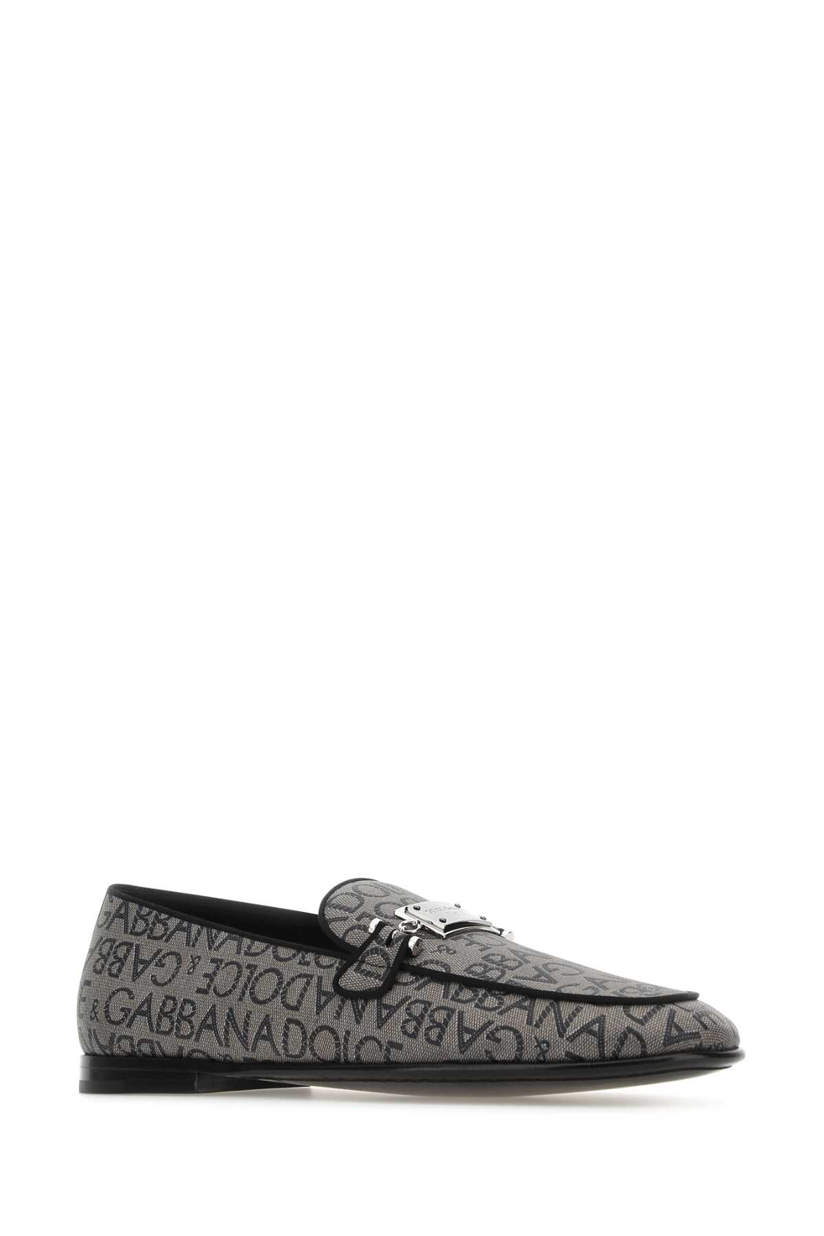 Dolce & Gabbana Men Printed Jacquard Loafers