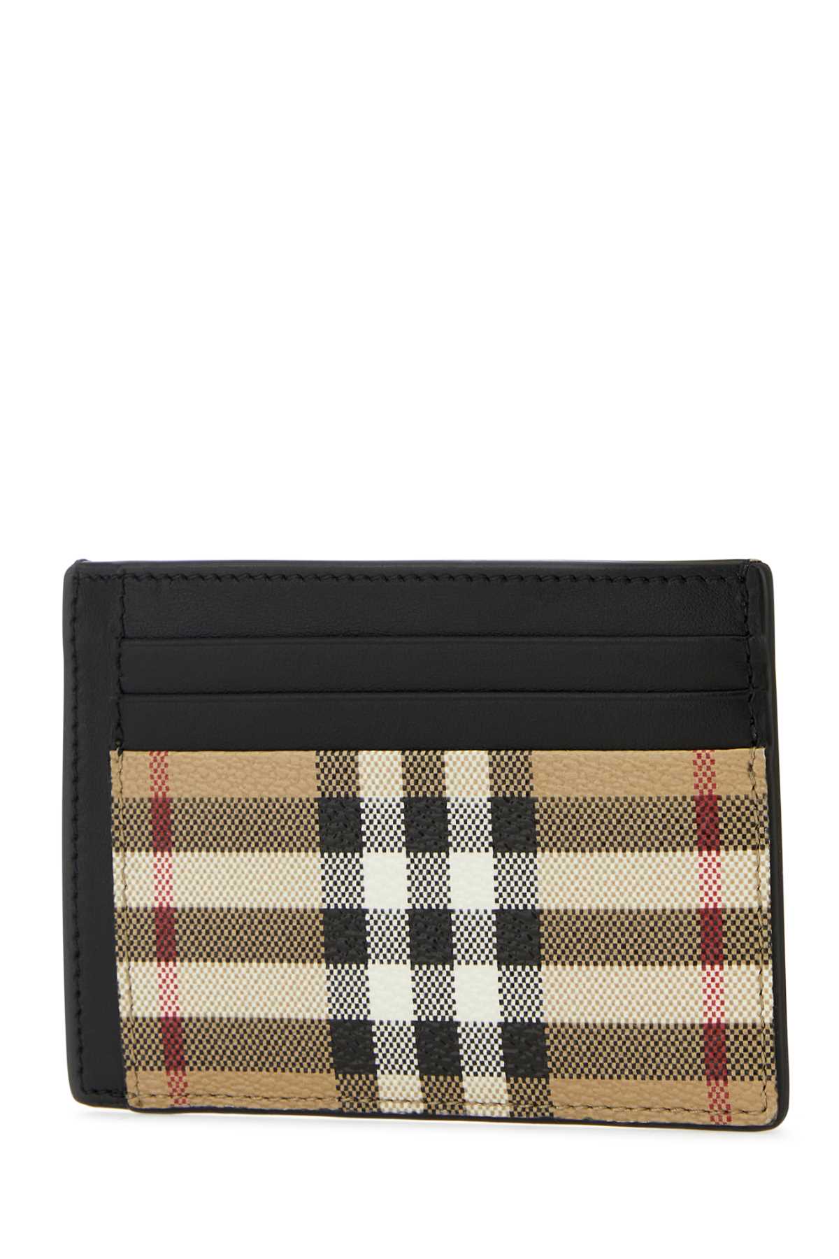 Burberry Men Printed Canvas Cardholder