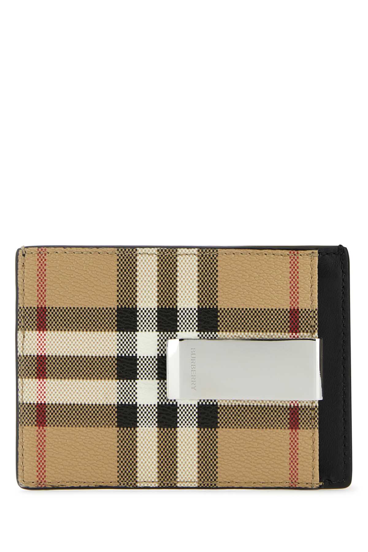 Burberry Men Printed Canvas Cardholder
