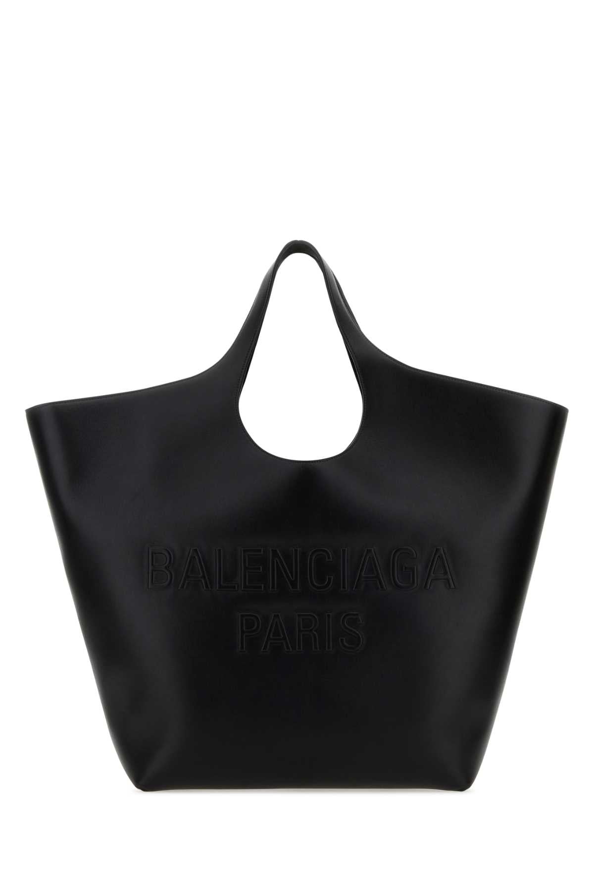 Balenciaga Women Black Leather Large Mary-Kate Shopping Bag