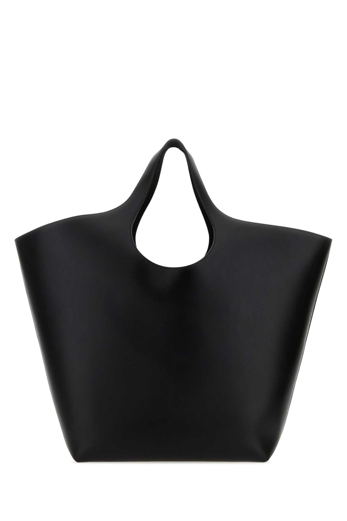 Balenciaga Women Black Leather Large Mary-Kate Shopping Bag