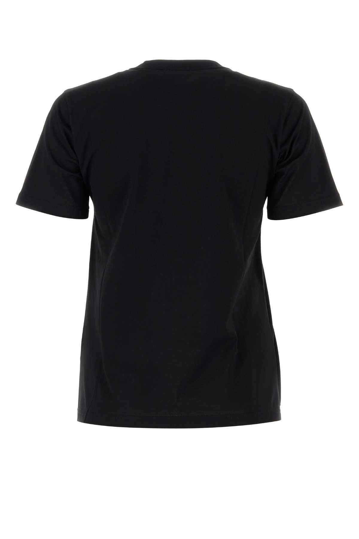 Burberry Women Black Cotton T-Shirt