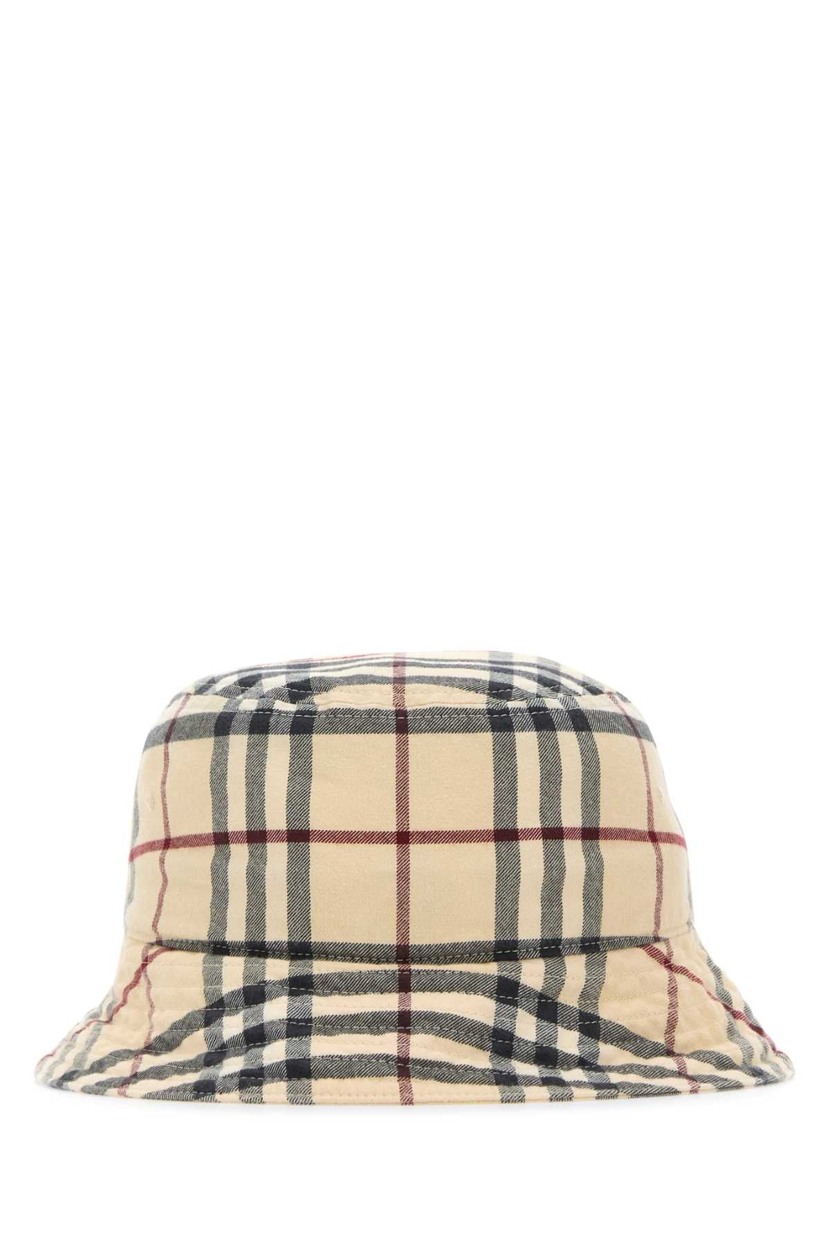 Burberry Unisex Embroidered Cotton Bucket Hat
