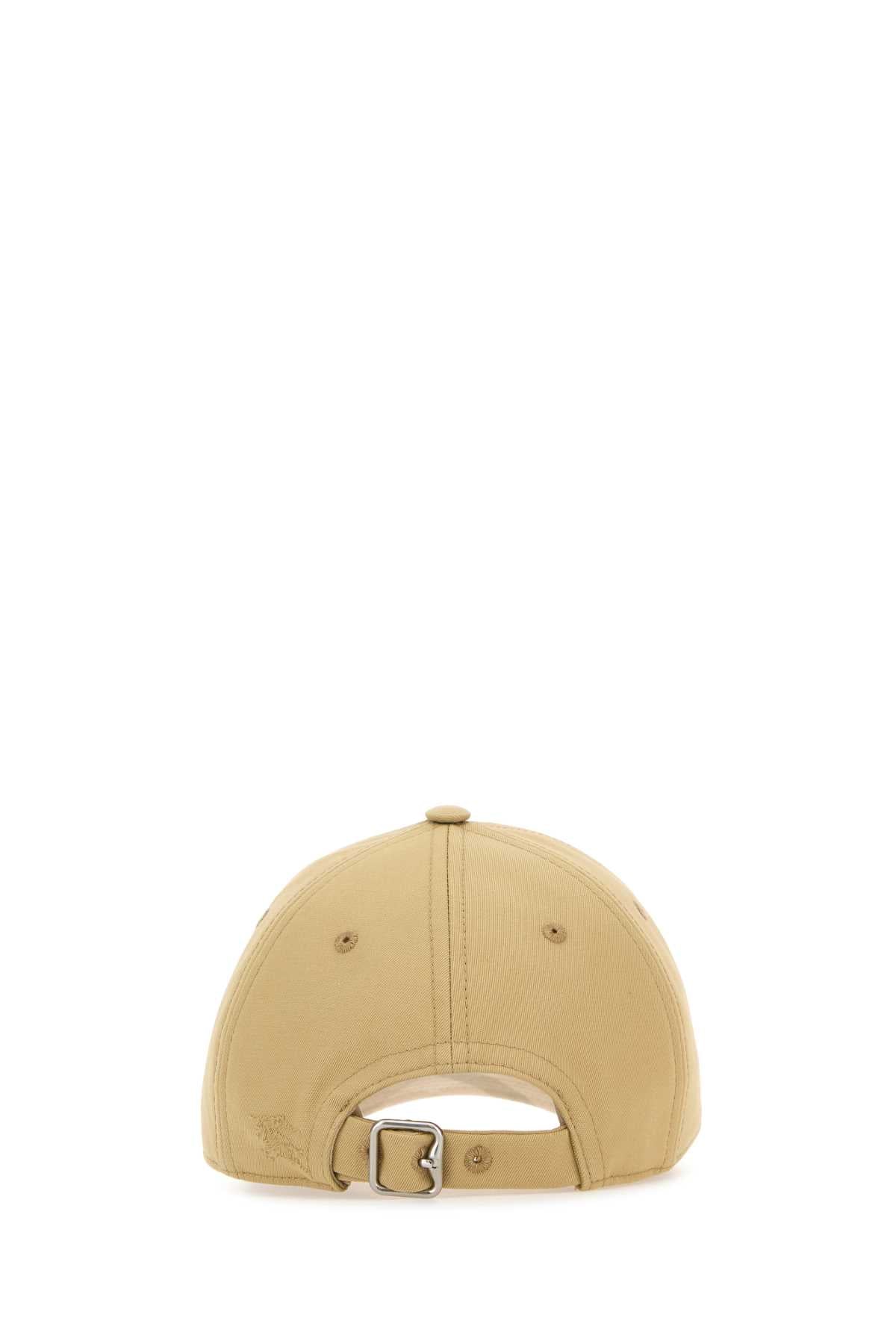 Burberry Women Beige Polyester Blend Baseball Cap