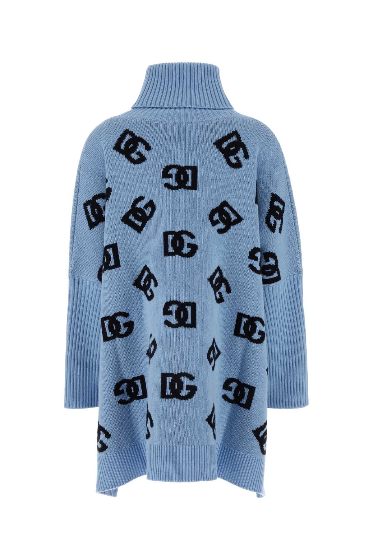 Dolce & Gabbana Women Embroidered Wool Poncho