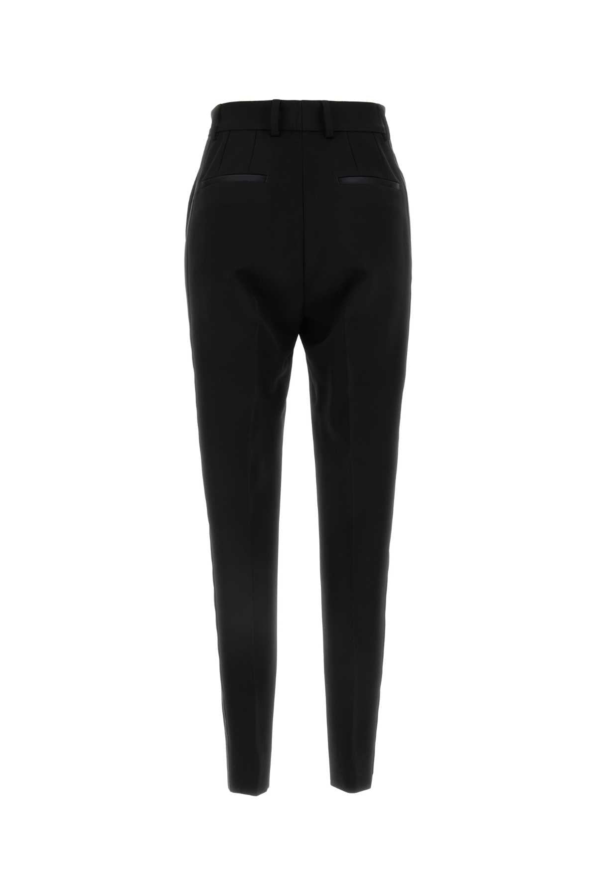 Dolce & Gabbana Women Black Wool Blend Pant