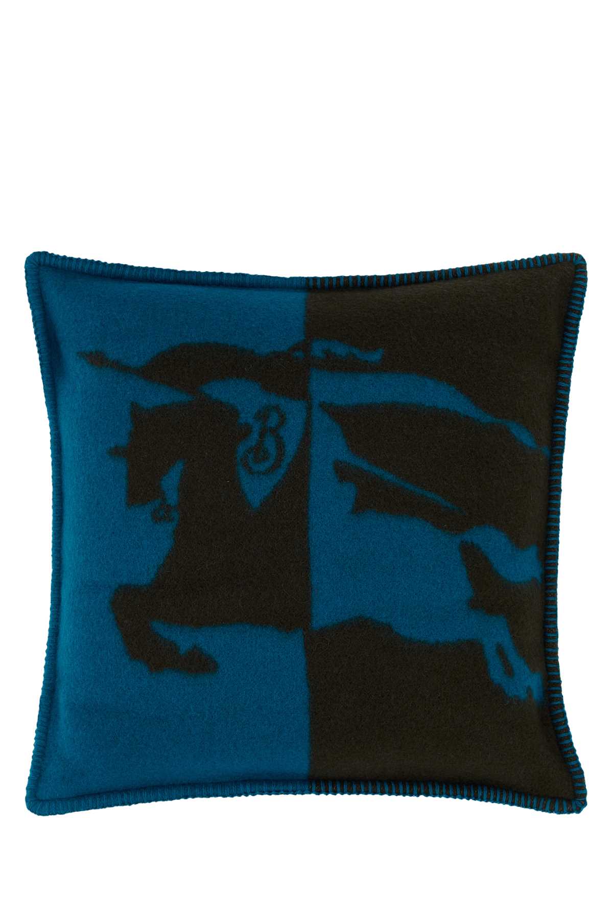 Burberry Unisex Two-Tone Wool Pillow
