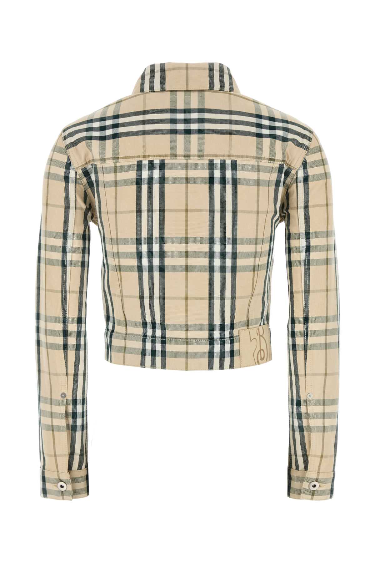 Burberry Women Embroidered Denim Jacket
