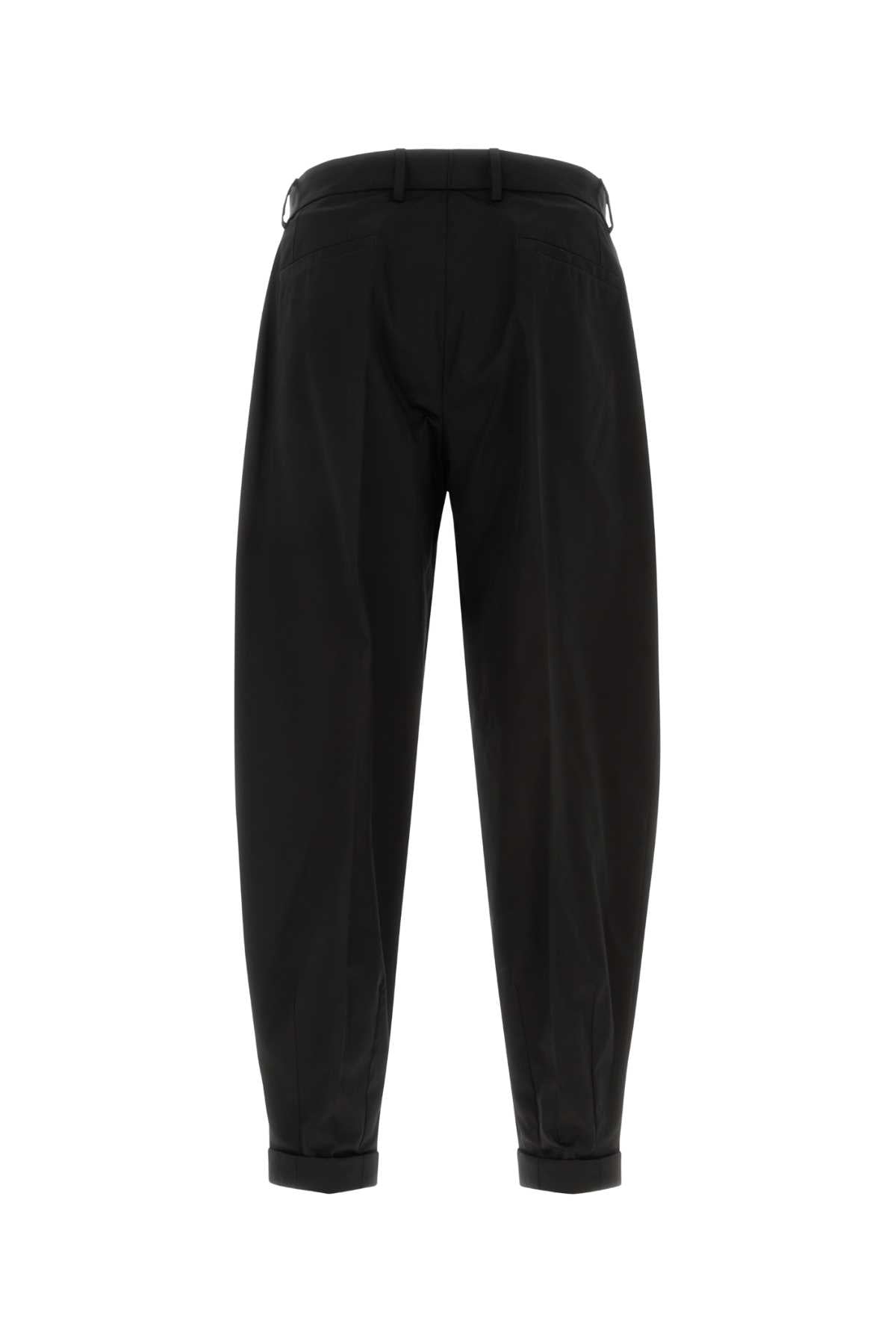Dolce & Gabbana Men Black Stretch Gabardine Pant