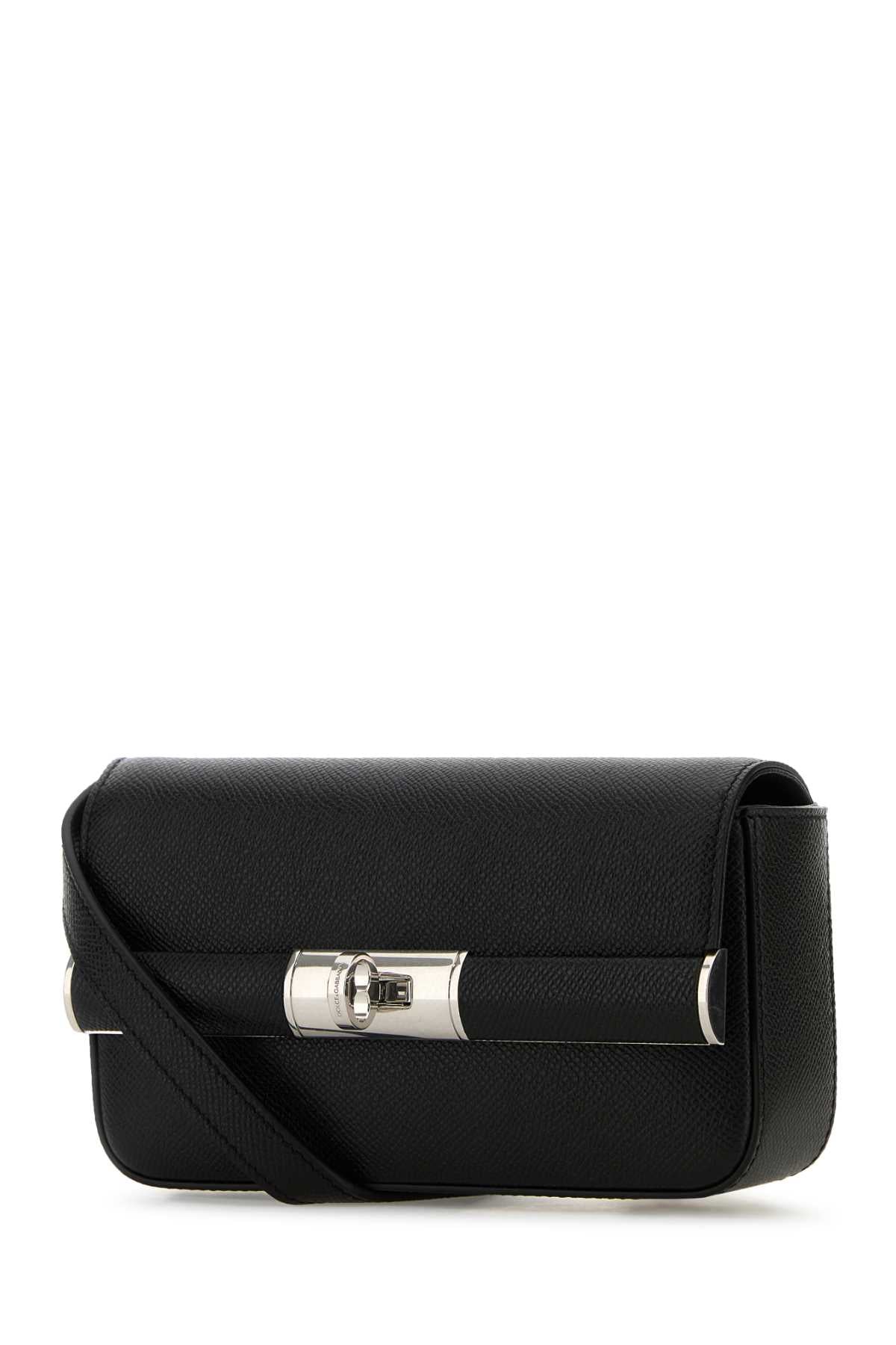 Dolce & Gabbana Men Black Leather Clutch