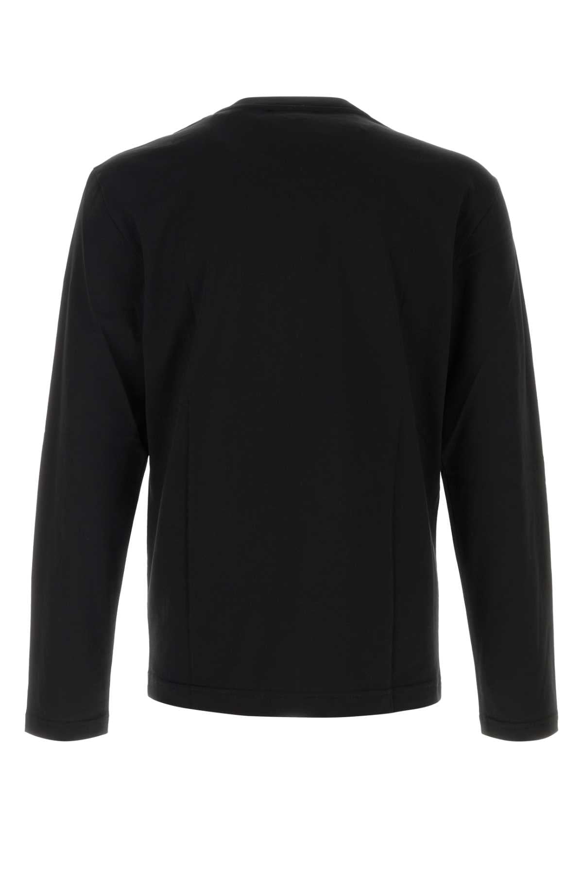 Dolce & Gabbana Men Black Cotton T-Shirt