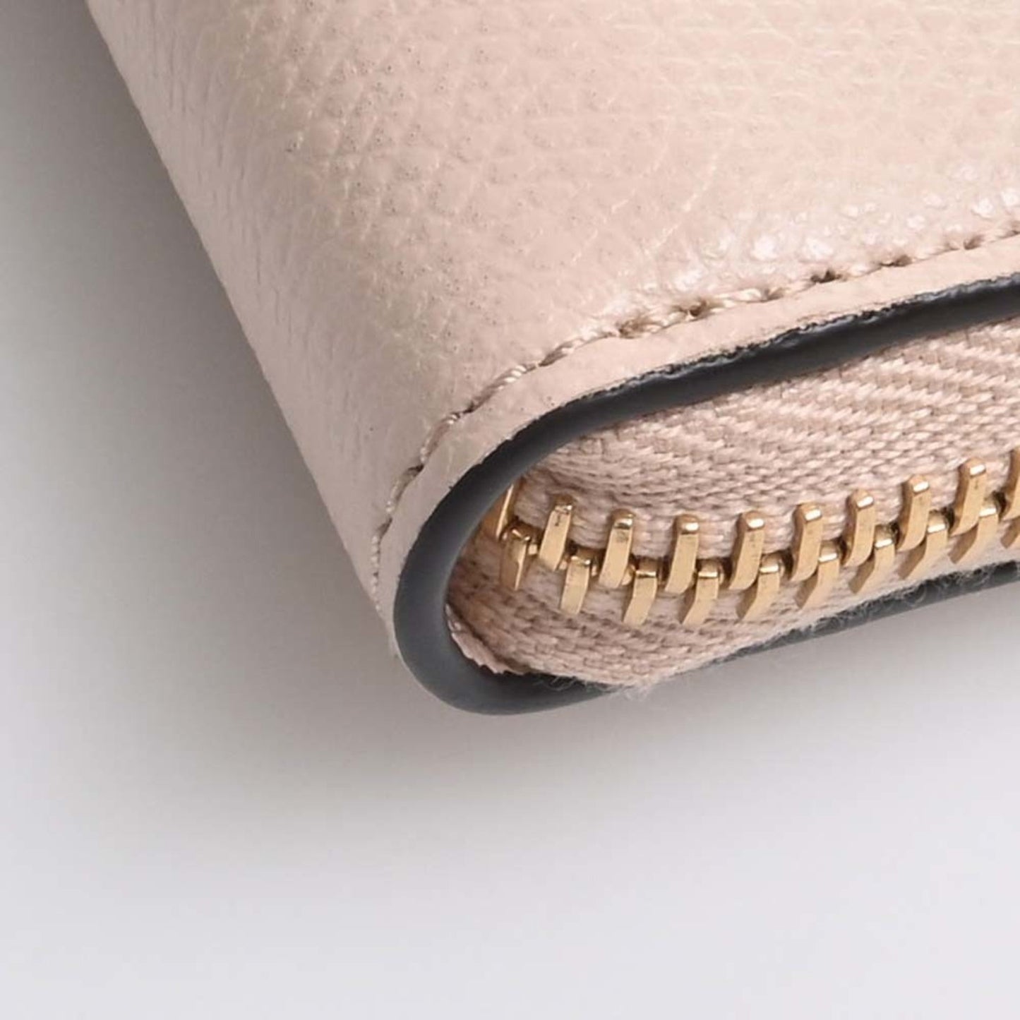 FENDI F's Leather Long Wallet 8M0406 Pink Ladies