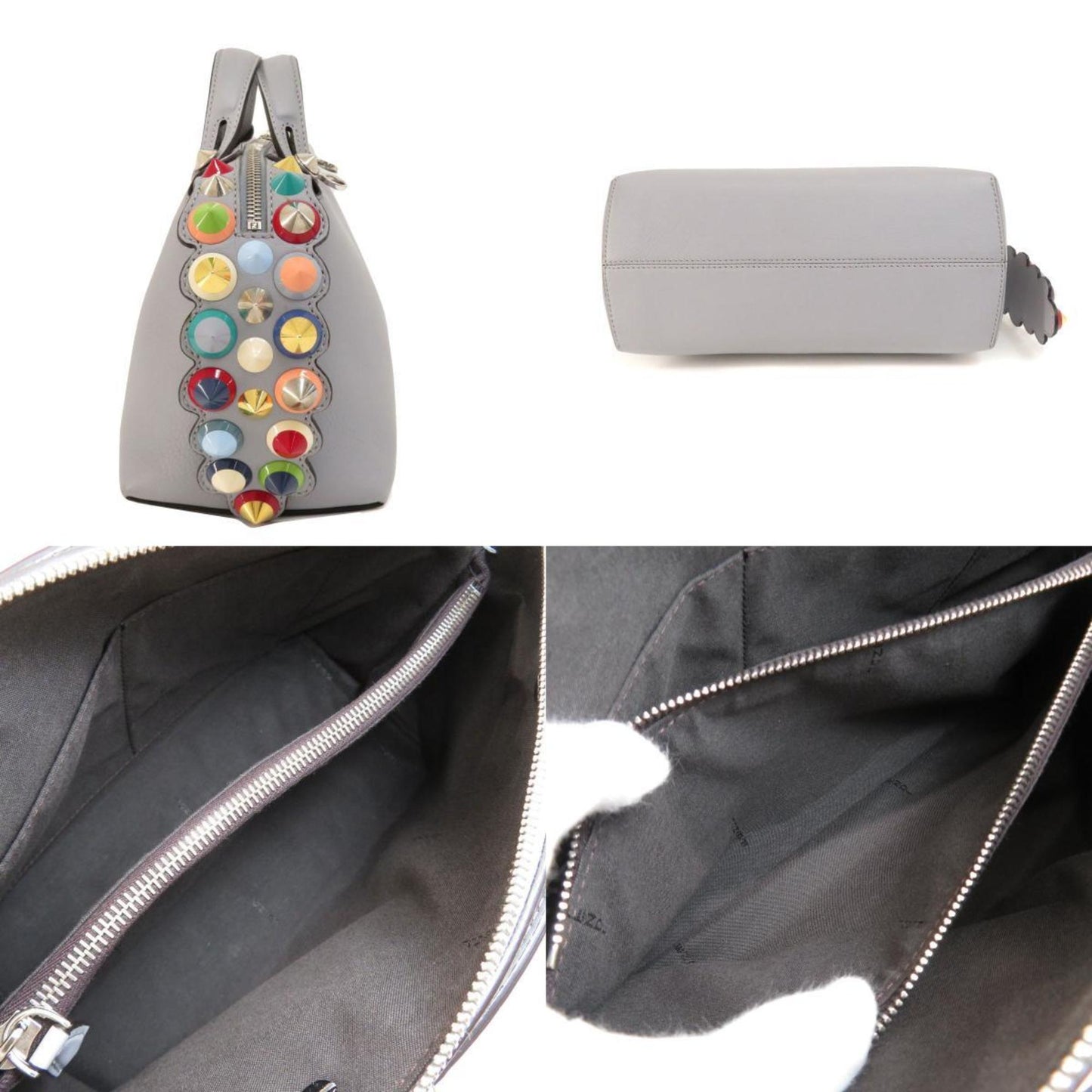 FENDI visor way handbag calf ladies