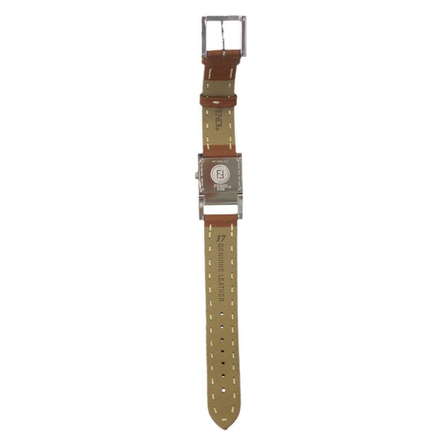 FENDI Horology Women's Quartz SS x Brown Dial White 003-5200L-912