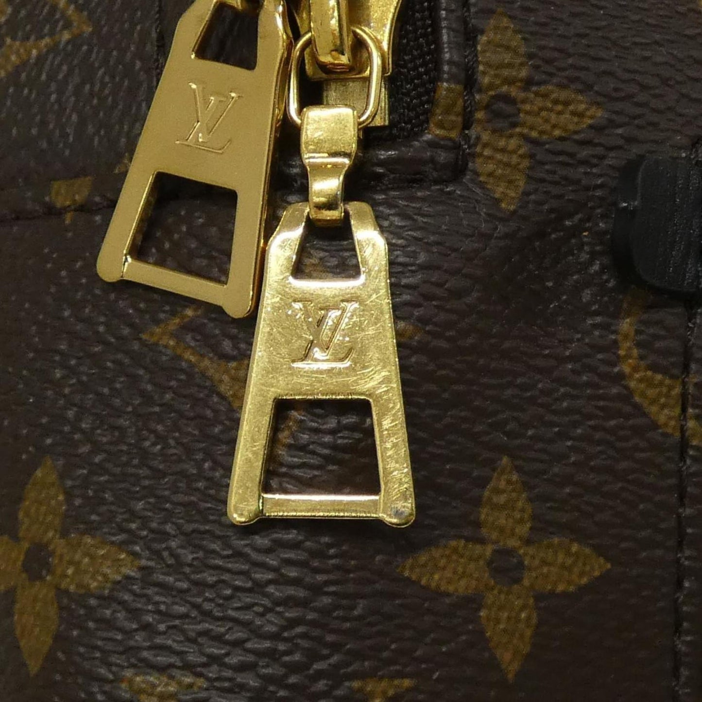 Louis Vuitton Marron Coated Canvas Backpack ()