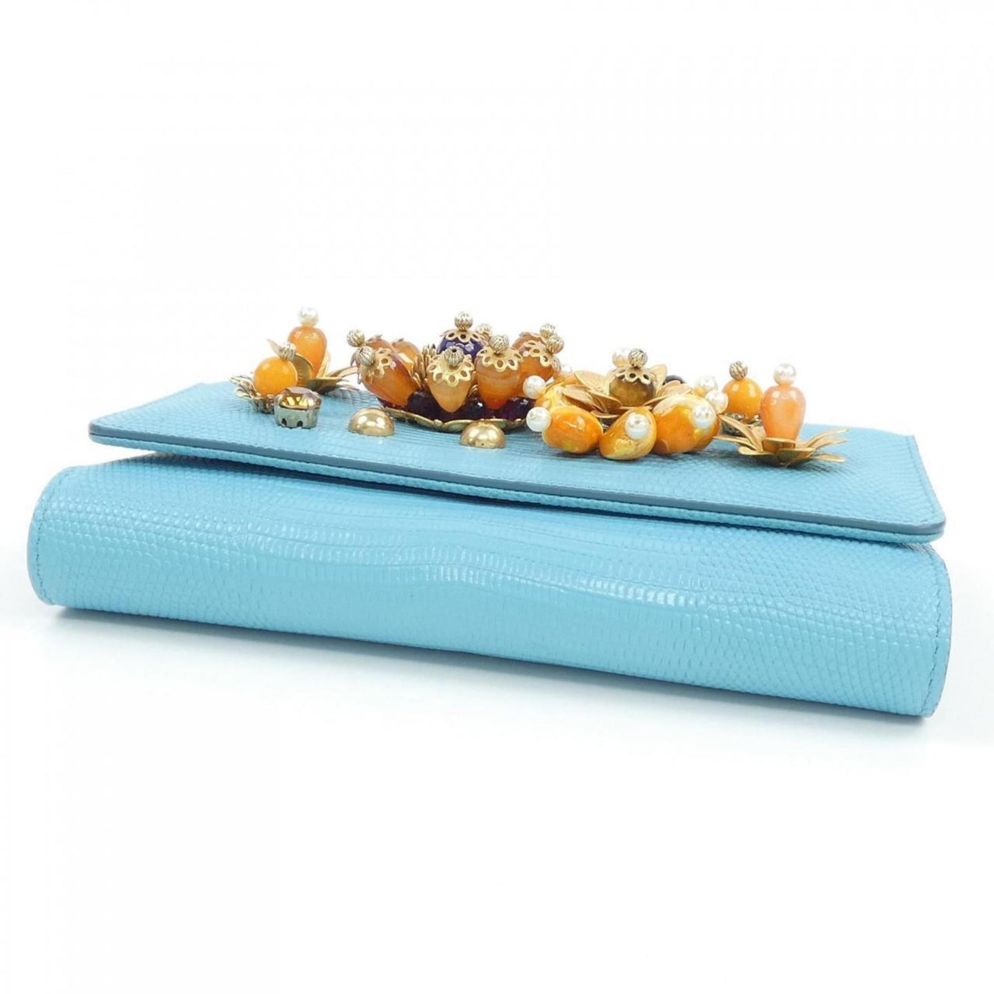 Dolce & Gabbana Blue Chain/Shoulder Wallet ()