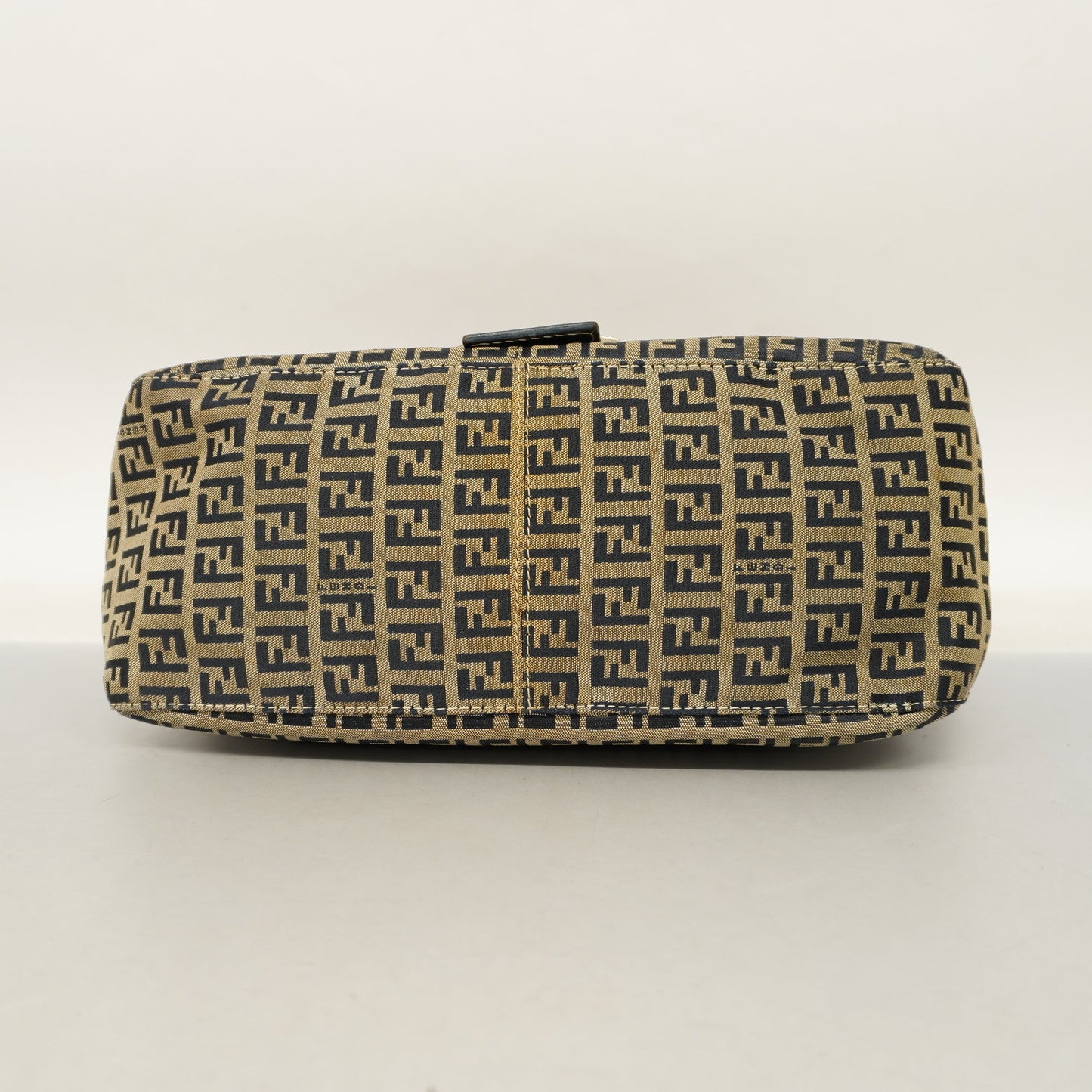 FENDIAuth Zucchino Handbag Women's Nylon Handbag Navy