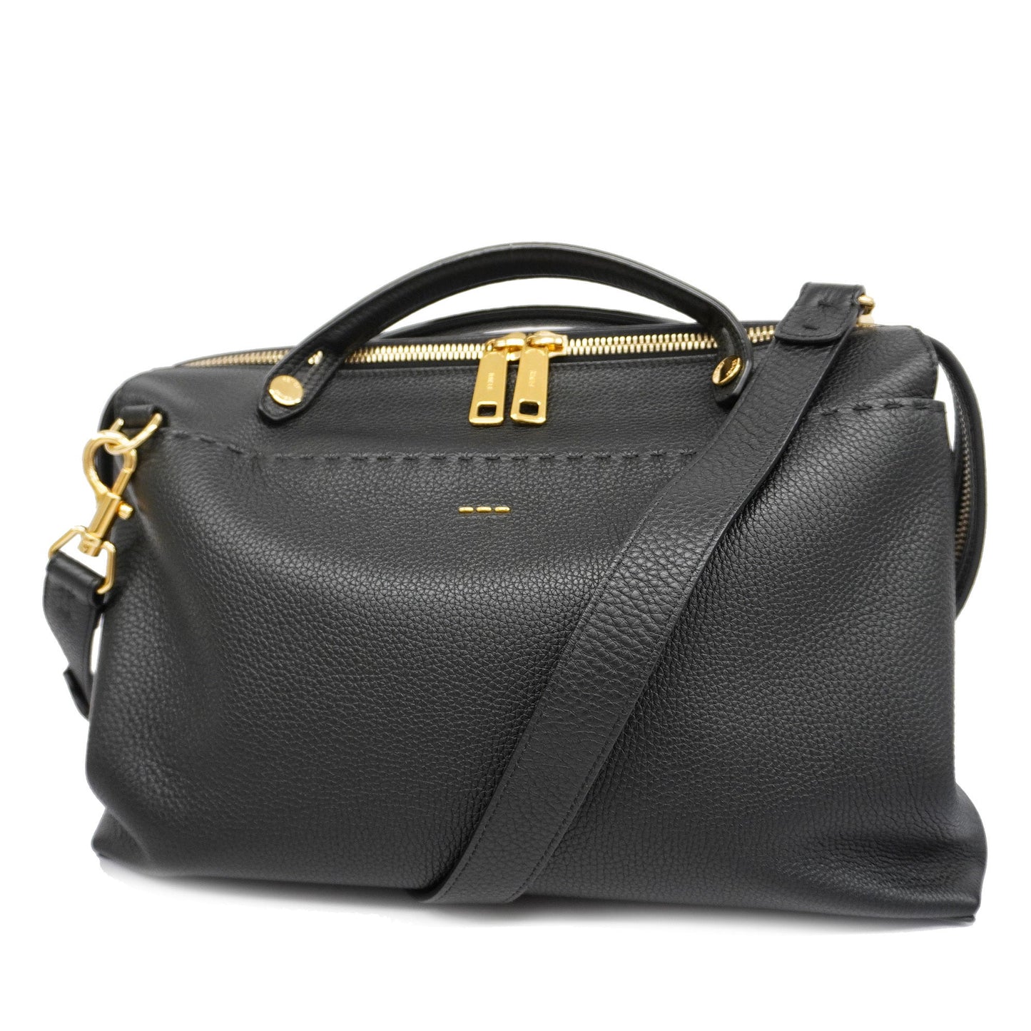 FENDIAuth 2way Bag By The Way Women's Leather Handbag,Shoulder Bag Black