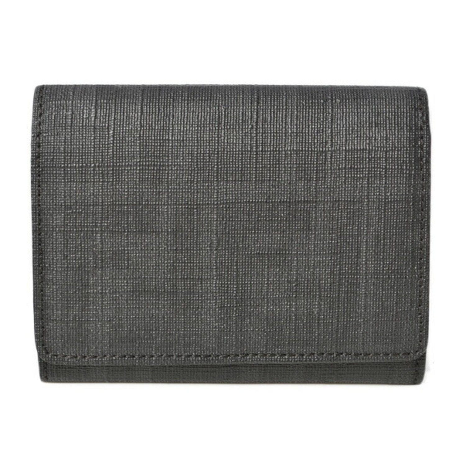FENDI card case coin coated canvas FF Zucca black