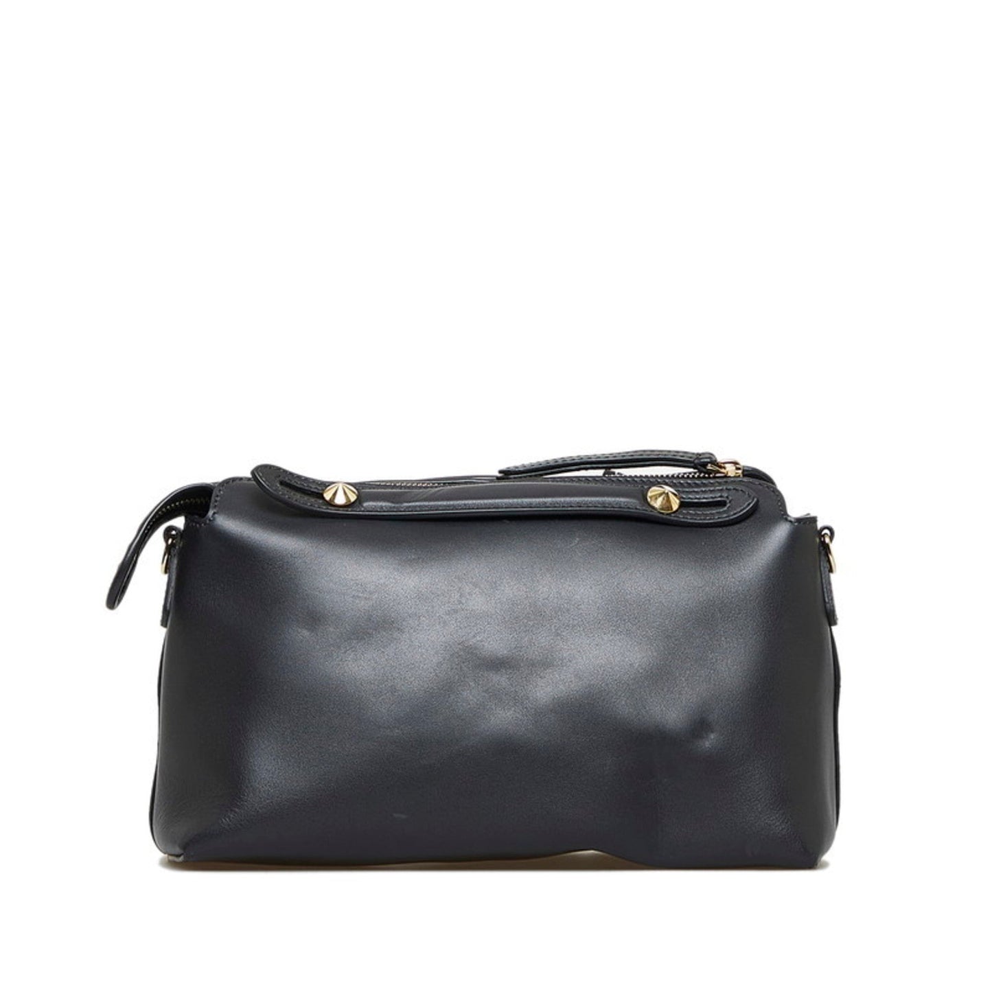 FENDI visor way medium monster eye handbag shoulder bag 8BL124 black leather ladies