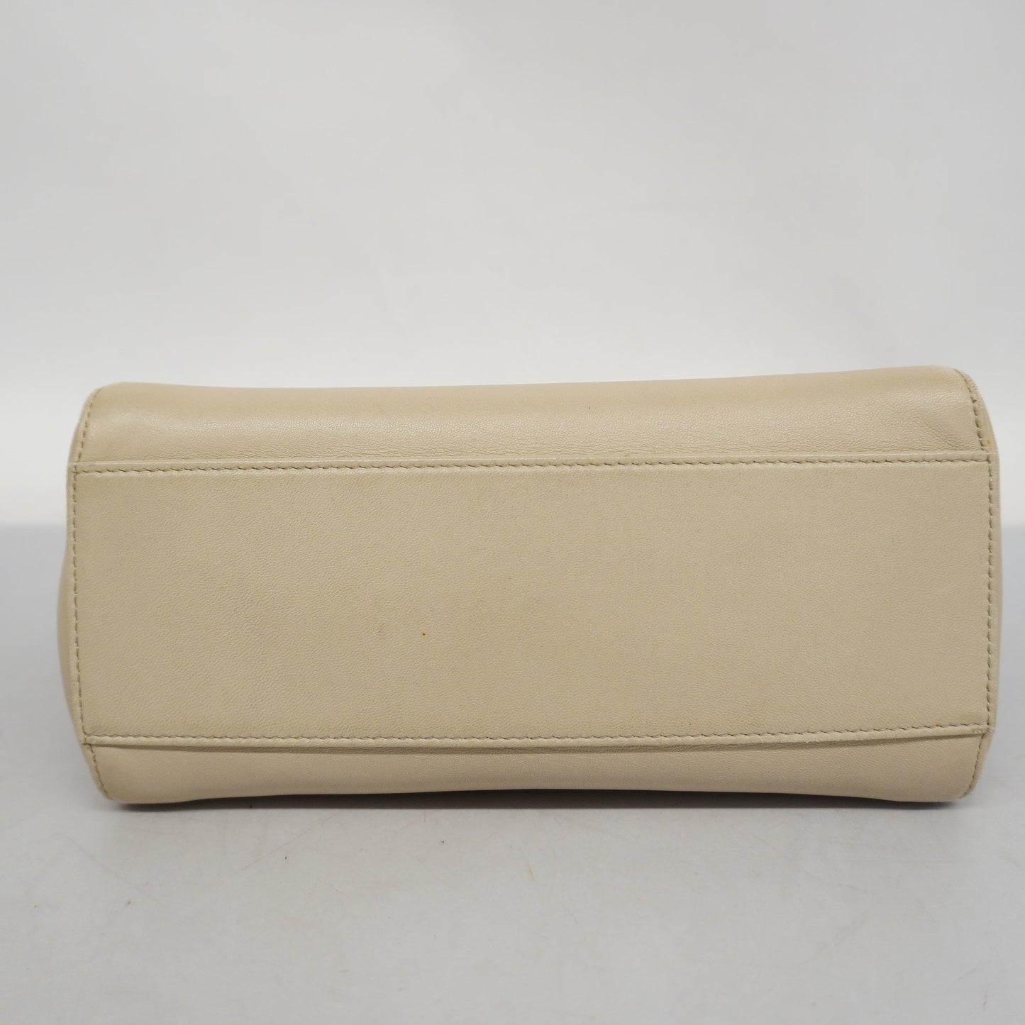 FENDIAuth Peekaboo Mini Peekaboo Women's Leather Handbag Grayish