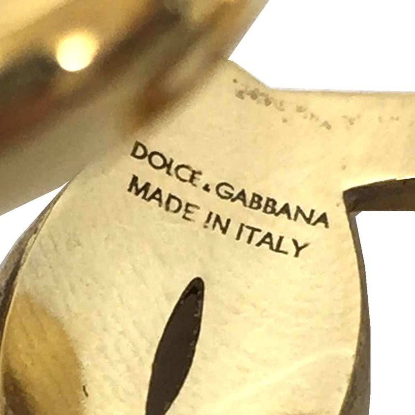 Dolce & Gabbana Gold Metal Band Ring ()